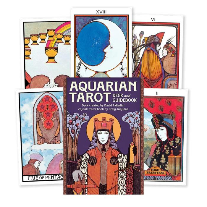 US Games Systems Aquarian Tarot, Set