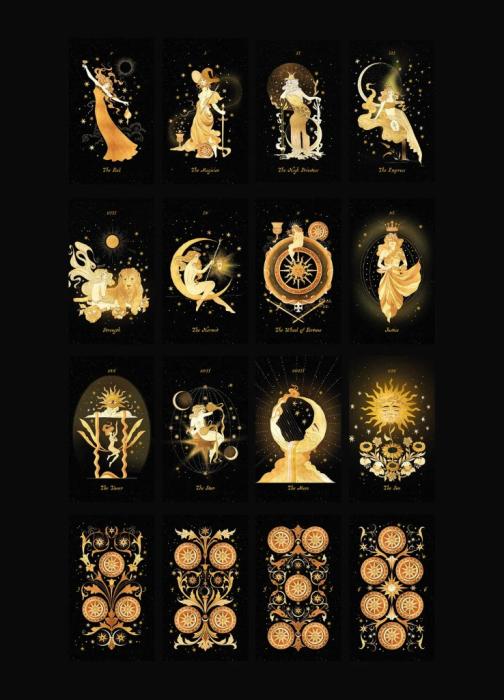 Cocorrina Aurora Tarot Gold Edition