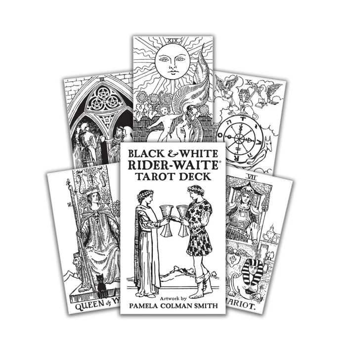 US Games Systems Black & White Rider-Waite Tarot Deck