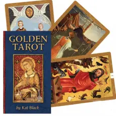 US Games Systems Golden Tarot by Kat Black