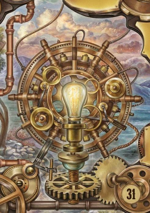 Lo Scarabeo Steampunk Lenormand Oracle