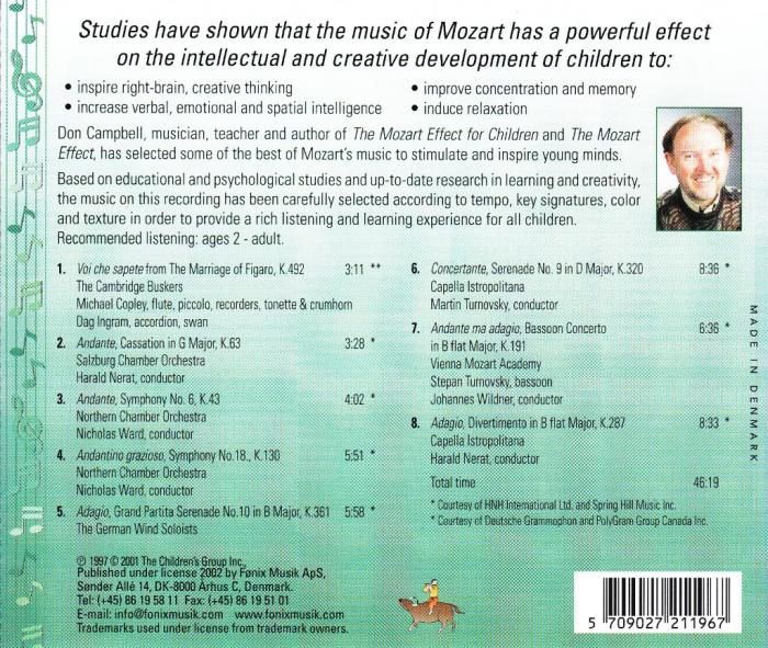 Fönix The Mozart Effect: Music for Children - Vol 2