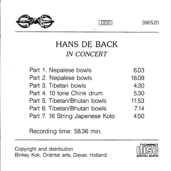 eKnallen Hans De Back - In Concert