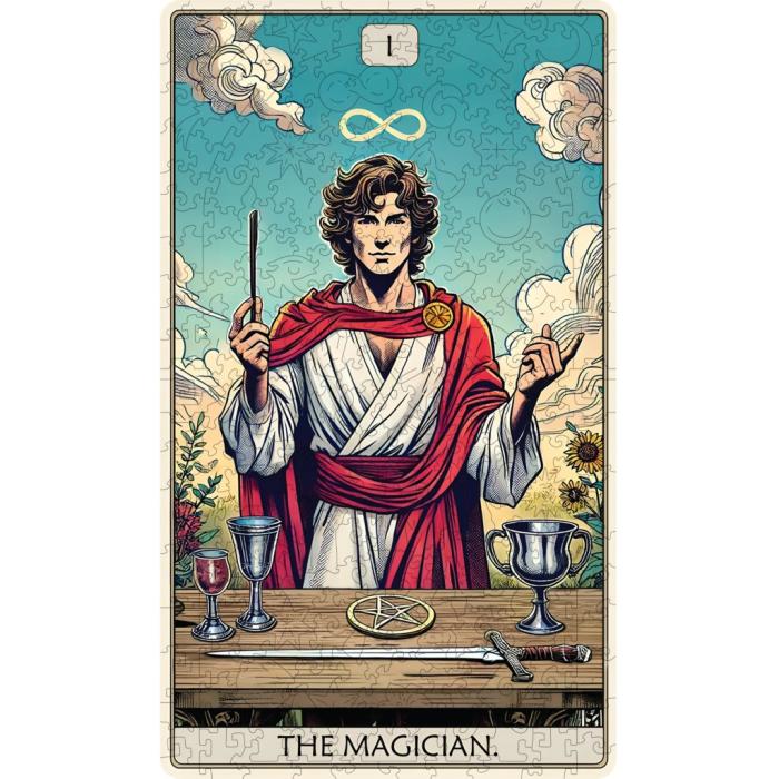  The Magican: Tarot Träpussel