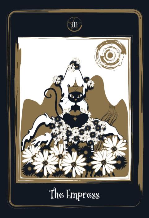 AGM Golden Black Cat Tarot