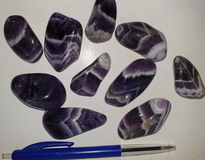 Mineralienfachhandel Ametist - Amethyst, Chevron, Stor