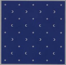 Lo Scarabeo Tarotduk sammet - Moon & Stars