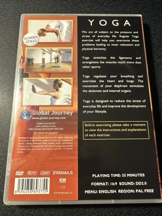 Regnbågsvävar Yoga DVD